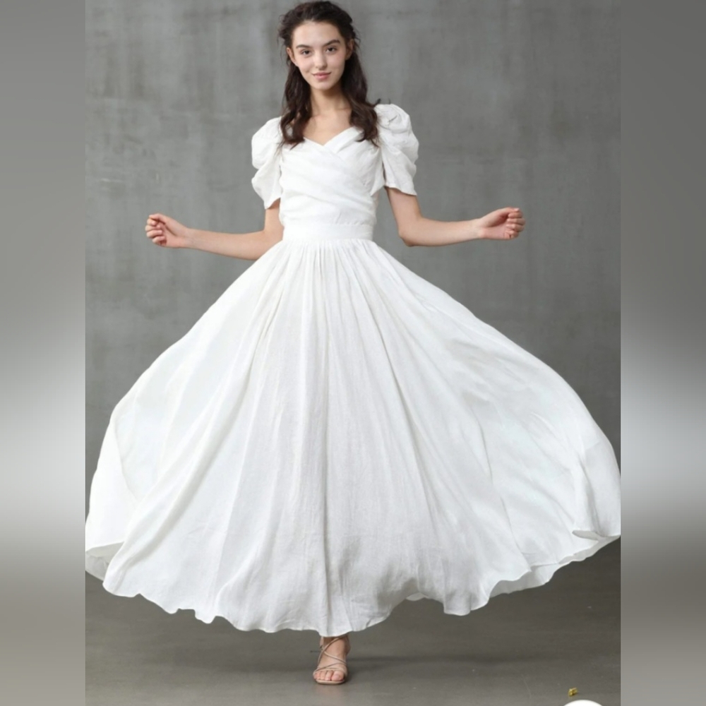 Elegant White Maxi Skirt